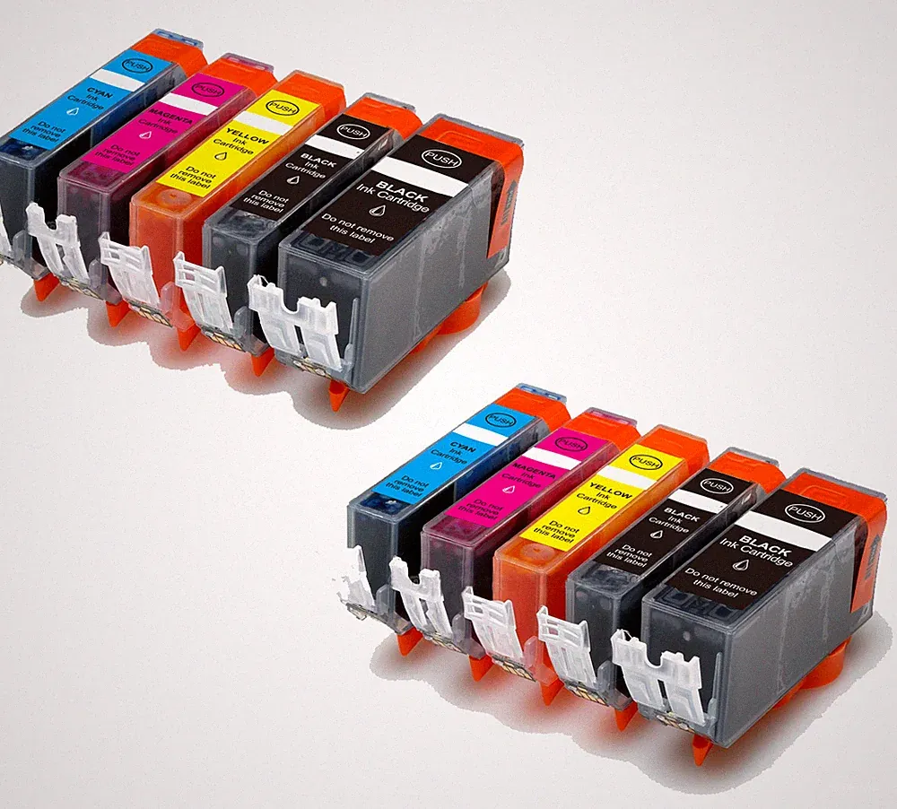 10 New Ink Pack w/ smart chip for Canon 220 221 MP560 iP4600 iP4700 MP620 MP640