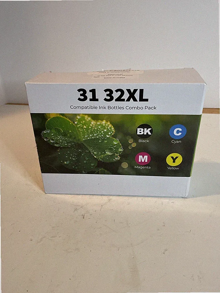 31 Ink 32XL Black Ink Bottle Set, Smart tank 5101 7602 6001 5000 ink refill