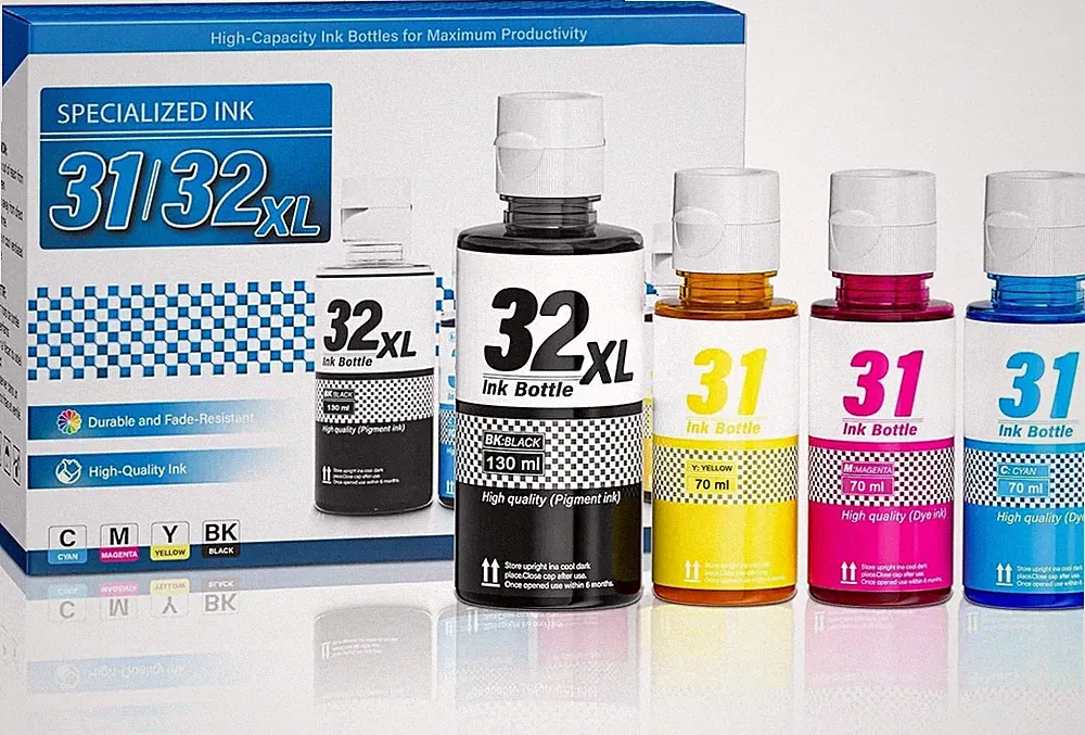 4PK 32XL 31 Ink Bottles for HP Smart Tank 450 555 455 5000 6001 7301 7001 5101