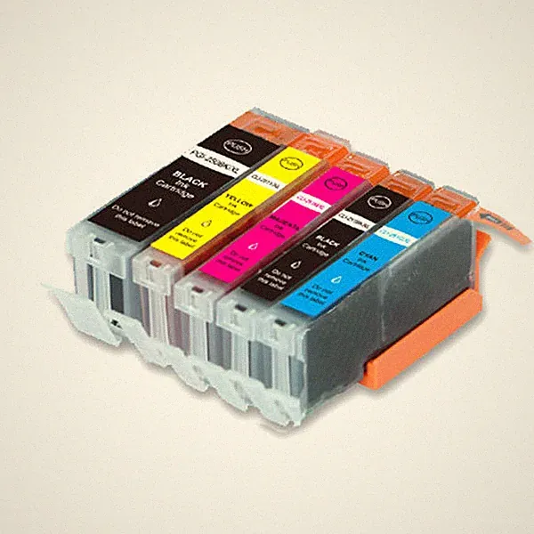 5 Pack Printer Ink Combo + smart chip for 250 251 iP7220 MG6420 MX922 MX722