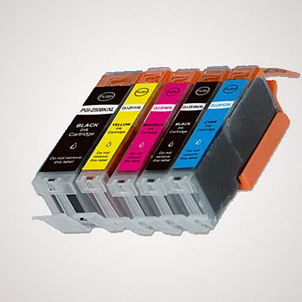 5 PK New Ink Combo + smart chip for Canon 250 251 Pixma MX922 MG6620 MG5622