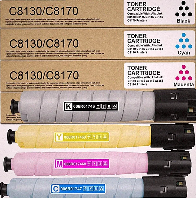C8130/C8170 Toner Cartridge Set for Xerox 006R01746/47/48/49 AltaLink Printers