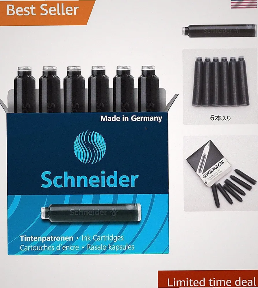 Environmentally Friendly Ink Cartridges - 6 Pack, Perfect for Creative Minds