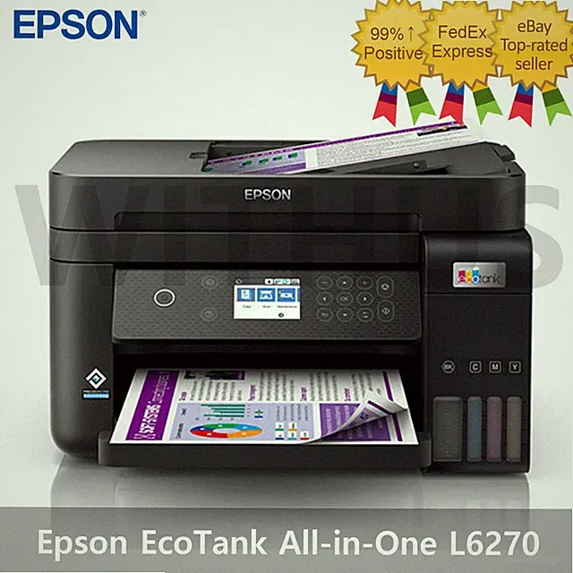 EPSON EcoTank L6270 (Next of L6170) Ink Tank Printer ADF Wi-Fi Print/Scan/Copy=