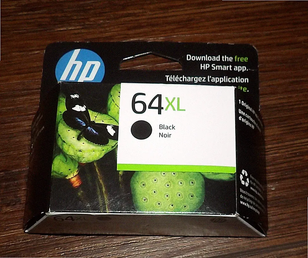 Genuine HP 64XL High Yield Black Ink Cartridge Dated 2026 N9J92AN
