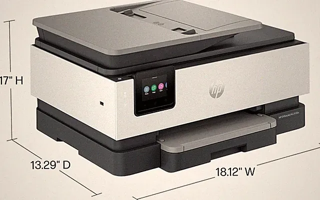 HP OfficeJet Pro 8138e Wireless AIO Color Inkjet Printer - Never Initialized