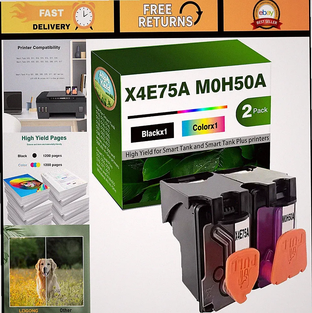 Print Head Combo Pack for Smart Tank 500 508 510 511 514 515 516 517 518 519 Ser
