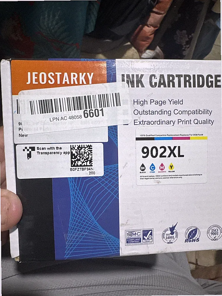 Smart Ink 902XL Cartridge Replacement for HP 902 XL Exp 11-2027 New