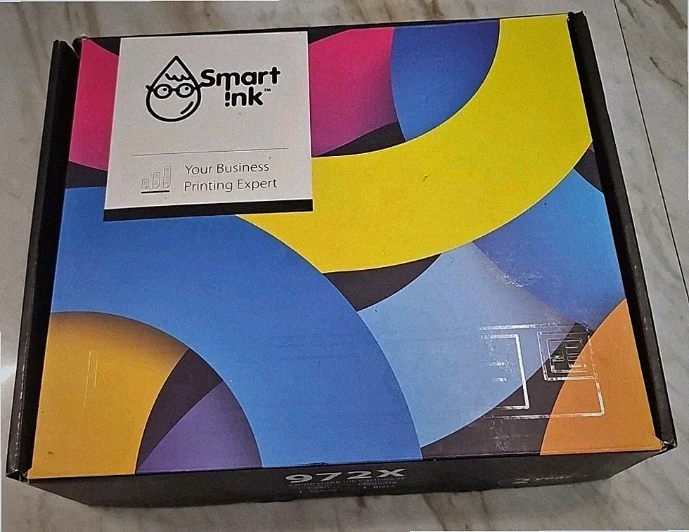 Smart Ink Compatible Ink Cartridge Replacement For HP-972X 4 Pack Combo